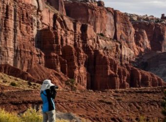 Exploring Capitol Reef. Photo: Rose DePalma